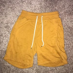Mustard Yellow Shorts